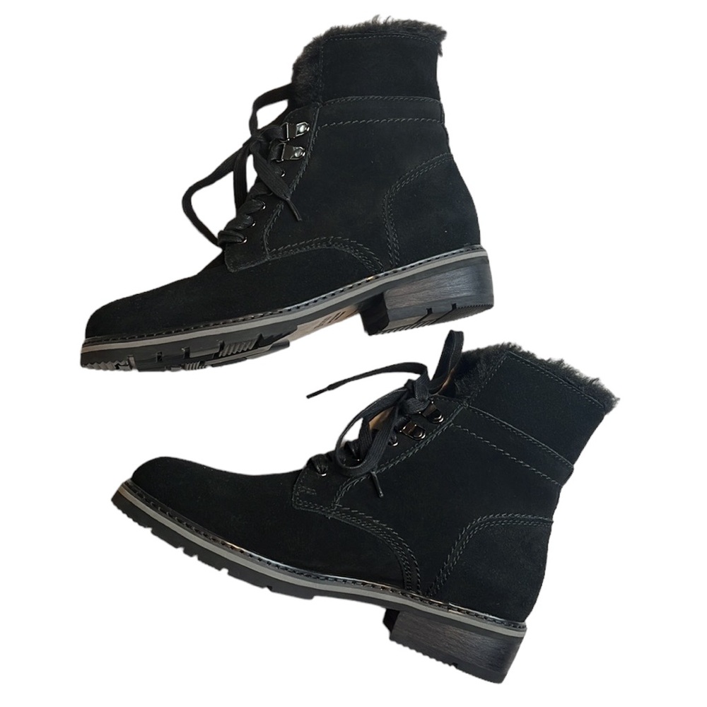 Blondo Vedette Waterproof Boot Black Suede 7.5 - Picture 3 of 9